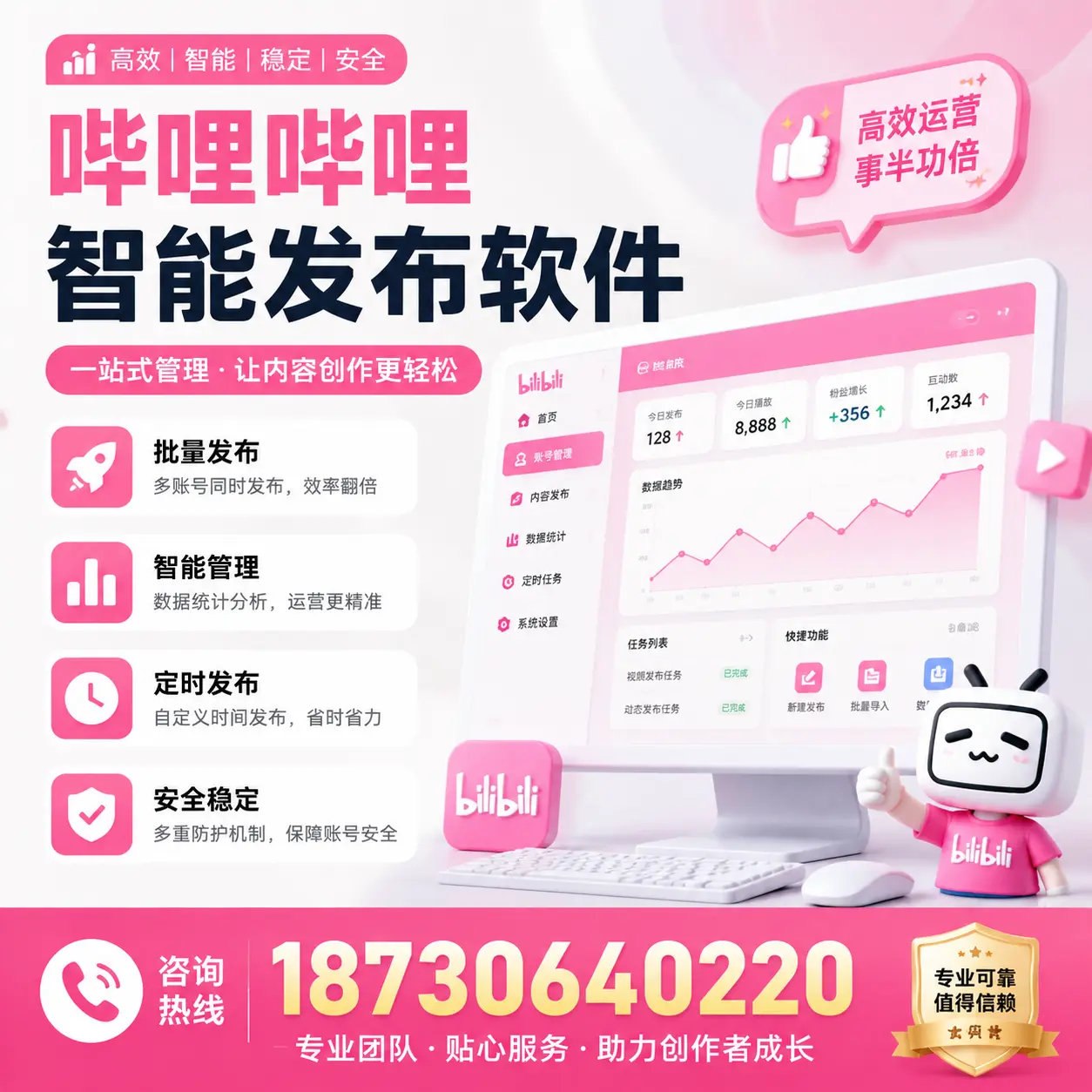 如何评估哔哩哔哩智能发布软件的ROI？贵港 企业必读